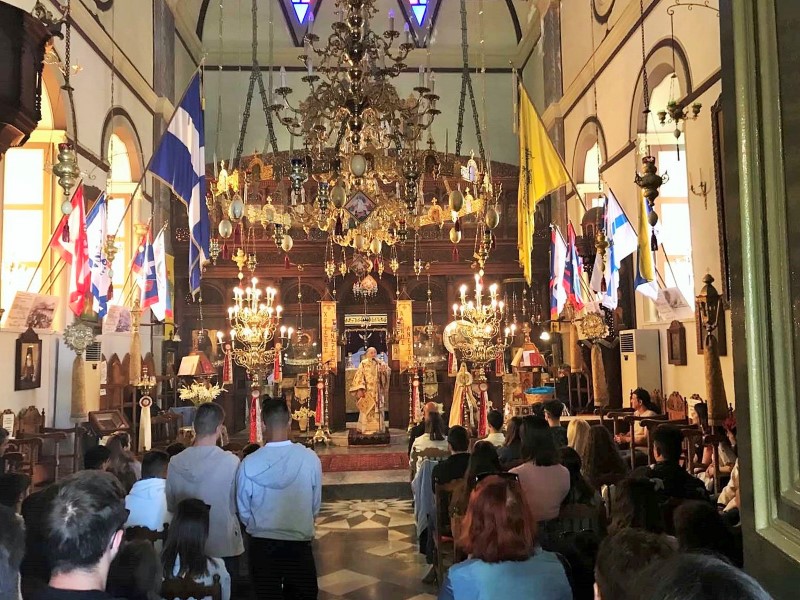 Αρχιερατική Θεία Λειτουργία για του Υποψηφίους των Πανελληνίων Εξετάσεων στη Λέρο