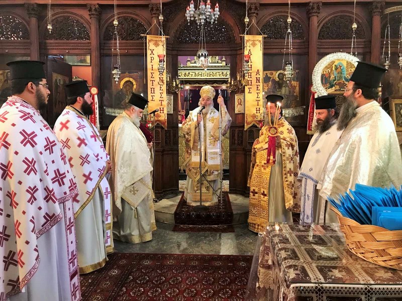 Αρχιερατική Θεία Λειτουργία για του Υποψηφίους των Πανελληνίων Εξετάσεων στη Λέρο