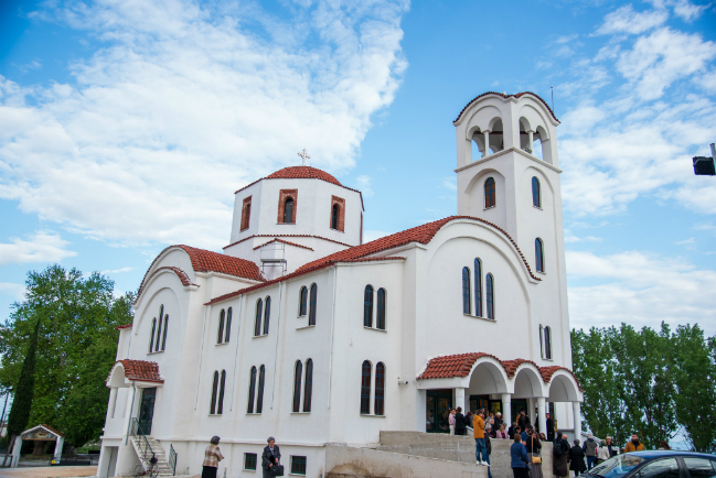 Εγκαίνια Ιερού Ναού Αγίου Βασιλείου στον Λευκώνα Σερρών από τον Μητροπολίτη Θεολόγο 