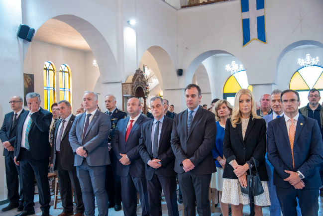 Εγκαίνια Ιερού Ναού Αγίου Βασιλείου στον Λευκώνα Σερρών από τον Μητροπολίτη Θεολόγο 
