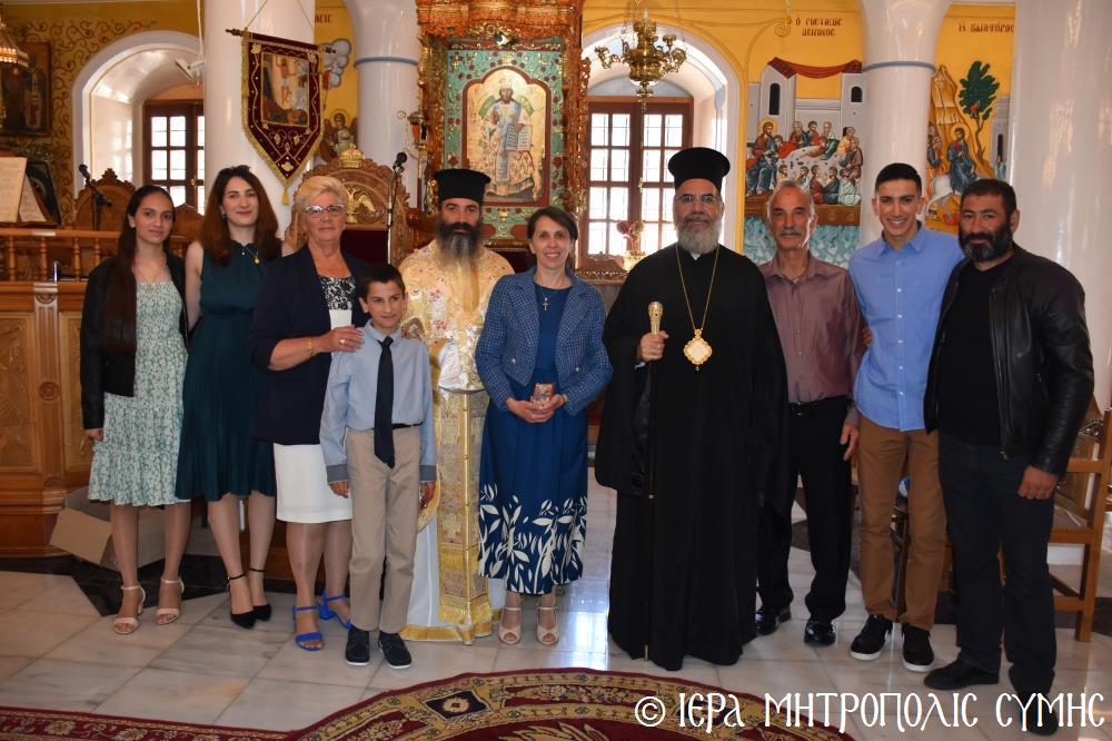 Η Ιερά Πανήγυρη του Αγίου Αθανασίου και χειροτονία πρεσβυτέρου στη Μητρόπολη Σύμης 