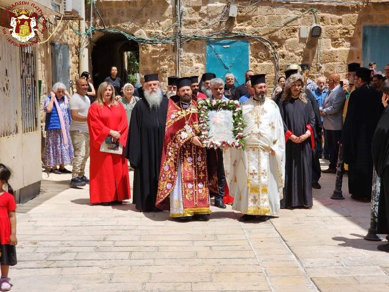 Η εορτή του Αγίου Γεωργίου στους Αγίους Τόπους 