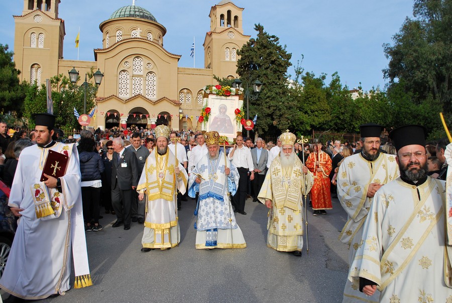 Μεθέορτος Εσπερινός και πάνδημη Λιτανεία της Εικόνας της Αγίας Φωτεινής
