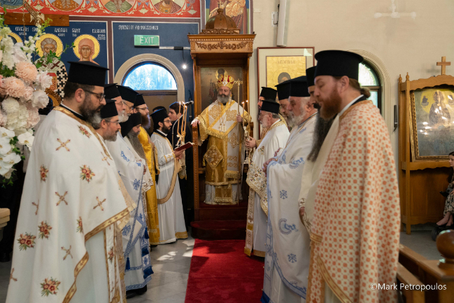 Σύδνεϋ Χειροτονία Πρεσβυτέρου π. Παντελεήμονα Τουμπελέκη από τον Αρχιεπίσκοπο Αυστραλίας Μακάριο 