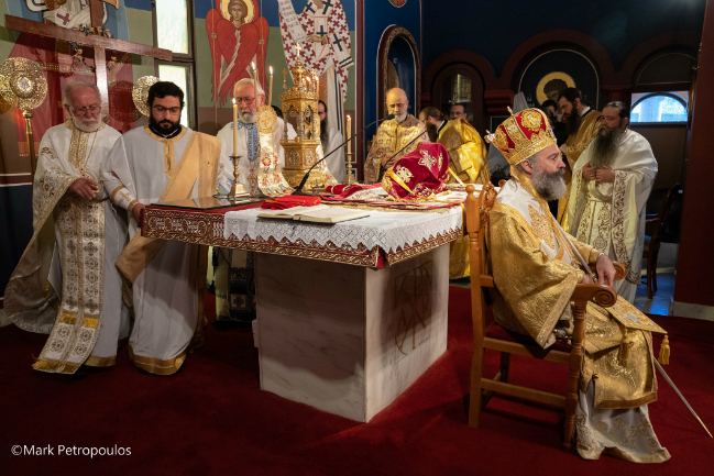 Σύδνεϋ Χειροτονία Πρεσβυτέρου π. Παντελεήμονα Τουμπελέκη από τον Αρχιεπίσκοπο Αυστραλίας Μακάριο 