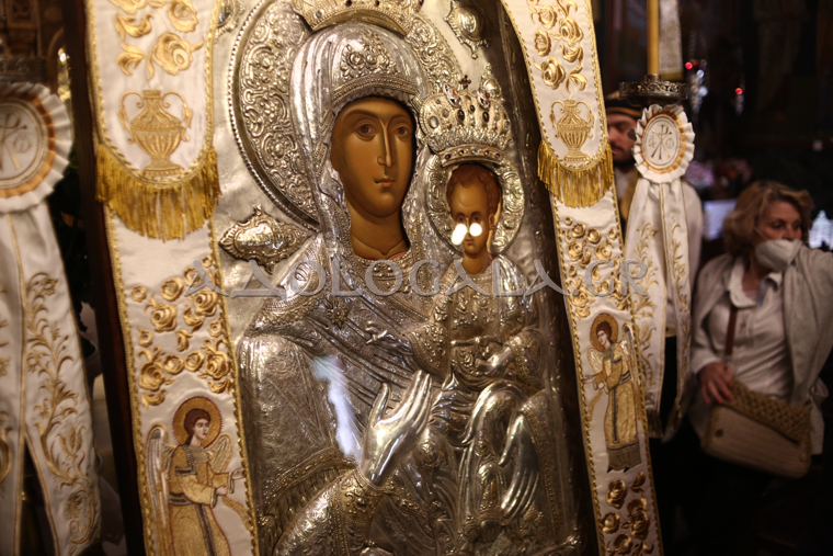 Η Αγία Τριάδα Ηρακλείου Αττικής υποδέχθηκε την Παναγία Οδηγήτρια από την Ι.Μ. Ξενοφώντος Αγίου Όρους 
