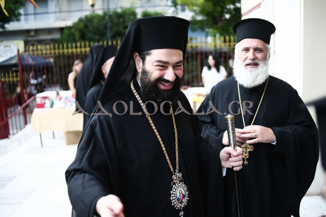 Η Λιτάνευση της Εικόνας του Αποστόλου των Εθνών Παύλου στο κέντρο των Αθηνών 