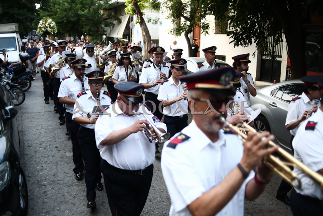 Η Λιτάνευση της Εικόνας του Αποστόλου των Εθνών Παύλου στο κέντρο των Αθηνών