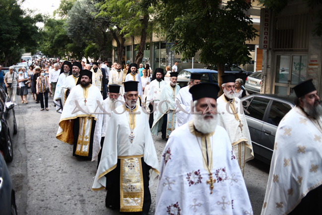Η Λιτάνευση της Εικόνας του Αποστόλου των Εθνών Παύλου στο κέντρο των Αθηνών 