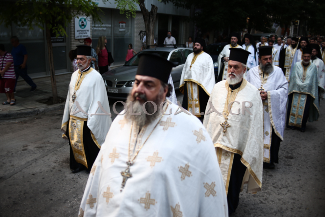 Η Λιτάνευση της Εικόνας του Αποστόλου των Εθνών Παύλου στο κέντρο των Αθηνών 