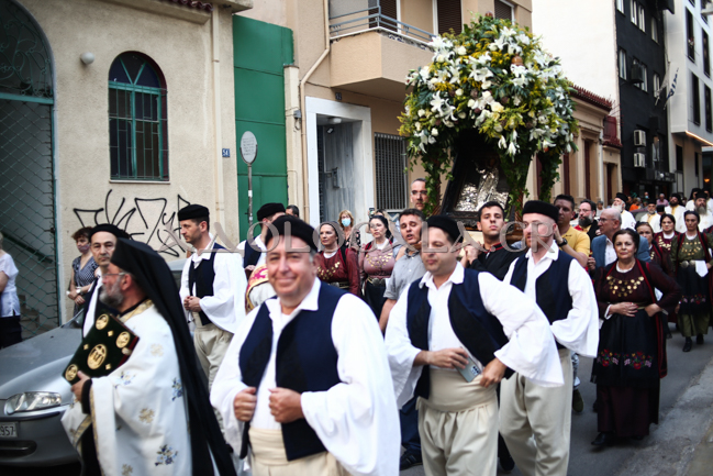 Η Λιτάνευση της Εικόνας του Αποστόλου των Εθνών Παύλου στο κέντρο των Αθηνών 