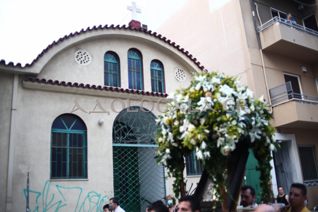 Η Λιτάνευση της Εικόνας του Αποστόλου των Εθνών Παύλου στο κέντρο των Αθηνών 