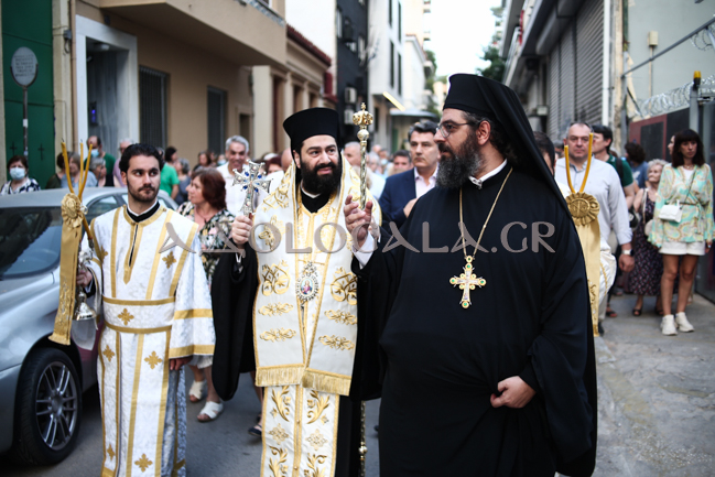 Η Λιτάνευση της Εικόνας του Αποστόλου των Εθνών Παύλου στο κέντρο των Αθηνών 