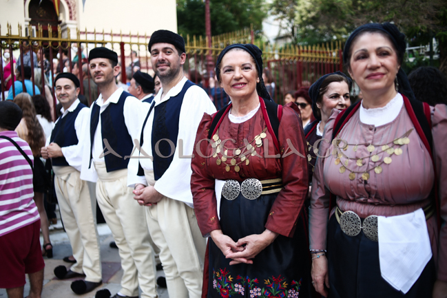 Η Λιτάνευση της Εικόνας του Αποστόλου των Εθνών Παύλου στο κέντρο των Αθηνών