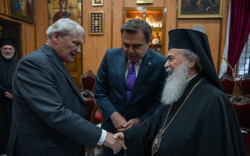 Ευρωπαίους Αξιωματούχους δέχθηκε ο Πατριάρχης Θεόφιλος