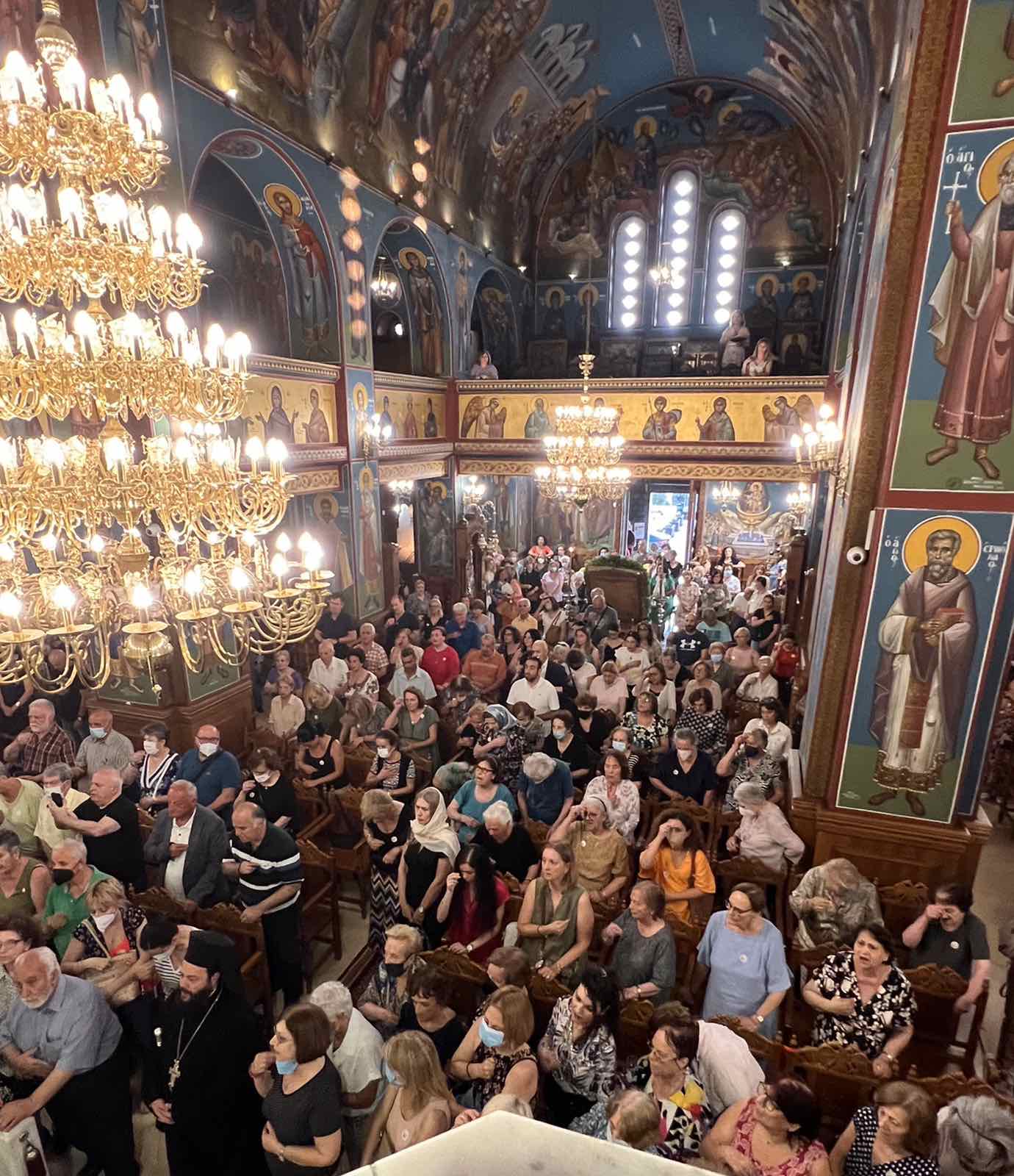 Μέγας Πανηγυρικός Εσπερινός Αγίων Αναργύρων στη Νέα Ιωνία Αττικής 