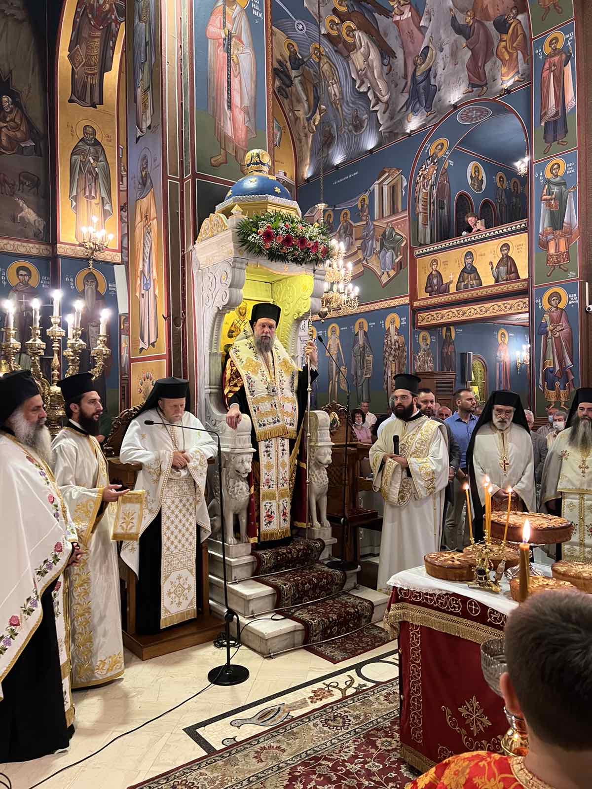Μέγας Πανηγυρικός Εσπερινός Αγίων Αναργύρων στη Νέα Ιωνία Αττικής 