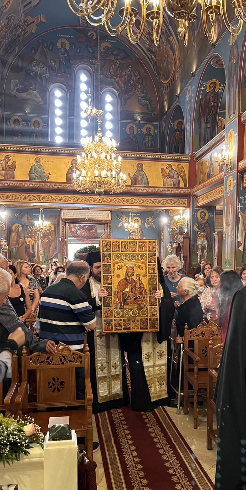 Μέγας Πανηγυρικός Εσπερινός Αγίων Αναργύρων στη Νέα Ιωνία Αττικής 