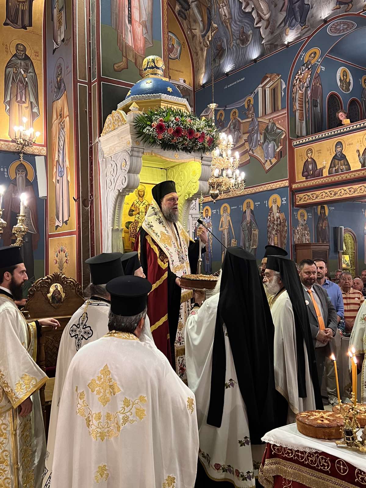 Μέγας Πανηγυρικός Εσπερινός Αγίων Αναργύρων στη Νέα Ιωνία Αττικής 