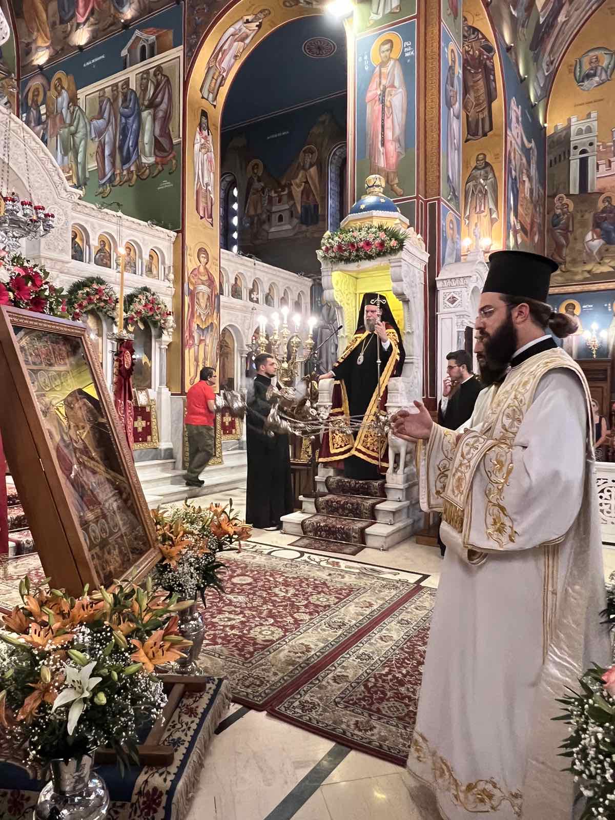 Μέγας Πανηγυρικός Εσπερινός Αγίων Αναργύρων στη Νέα Ιωνία Αττικής 