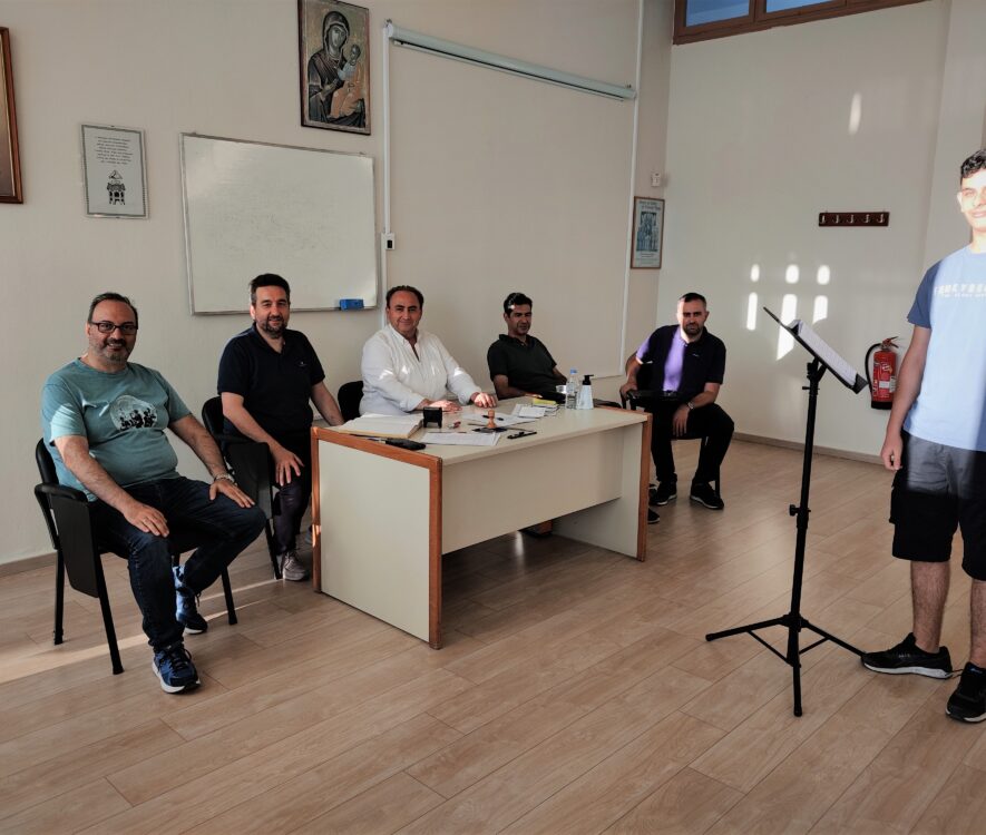 Με επιτυχία οι προαγωγικές εξετάσεις της Σχολής Βυζαντινής Μουσικής της Ι.Α.Κ.