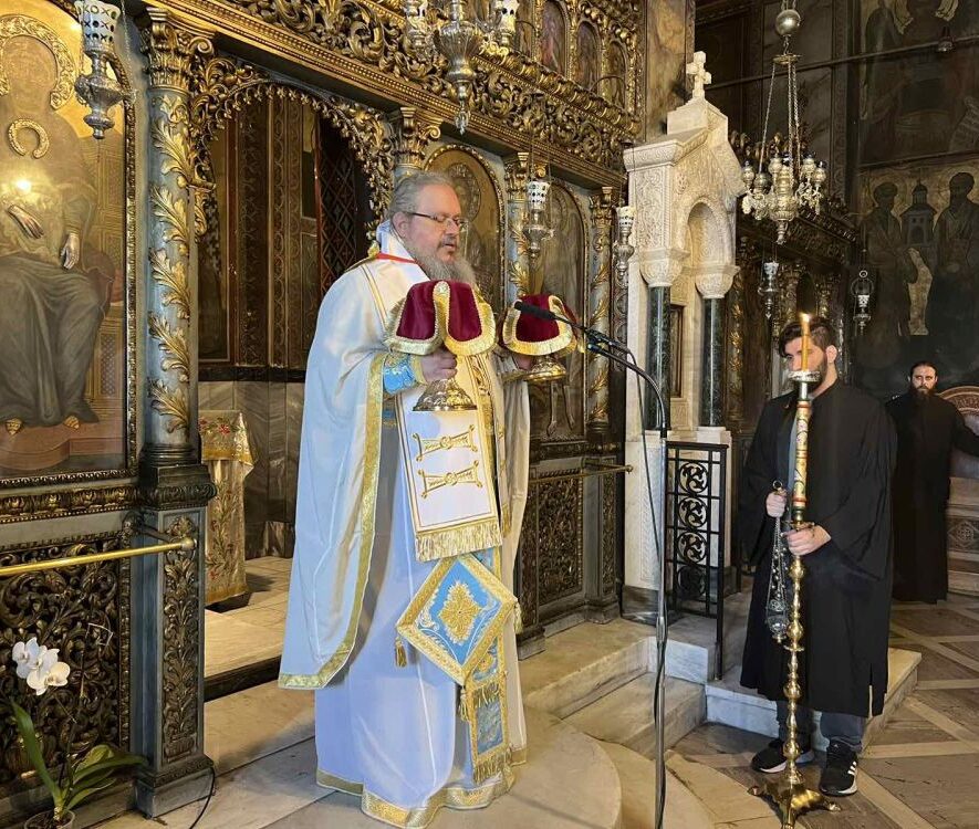 Στην Αθήνα τέλεσε Θεία Λειτουργία για τα ονομαστήρια του ο Μητροπολίτης Λαρίσης Ιερώνυμος