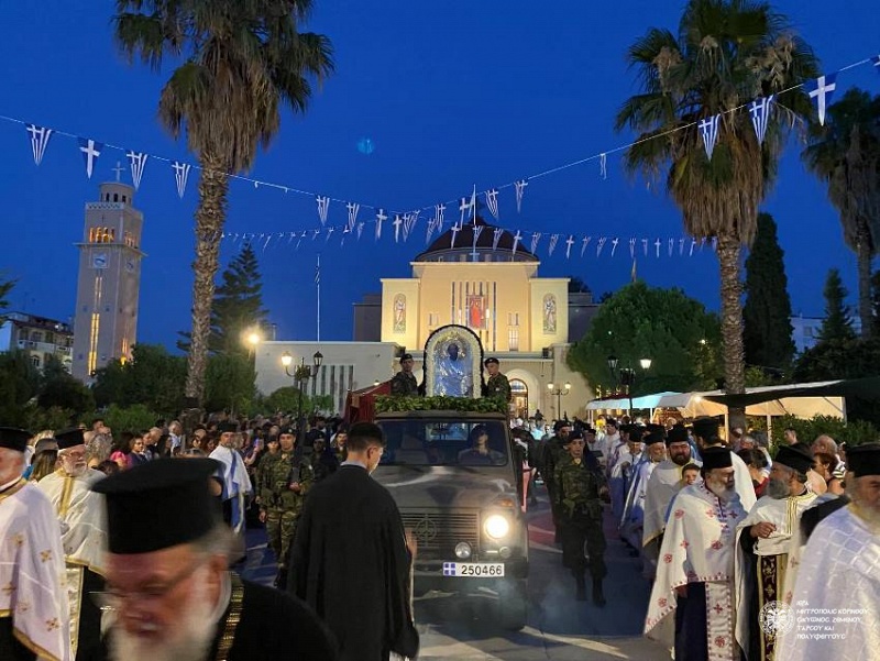 Συνοδικός Εσπερινός στη Κόρινθο για τον προστάτη της Ελλαδικής Εκκλησίας, Άγιο Απόστολο Παύλο