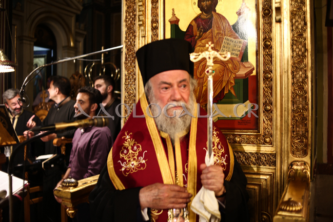 ΦΩΤΟΡΕΠΟΡΤΑΖ: Ο Μητροπολίτης Ελευθερουπόλεως Χρυσόστομος στον πανηγυρίζοντα Άγιο Παύλο οδού Ψαρών 