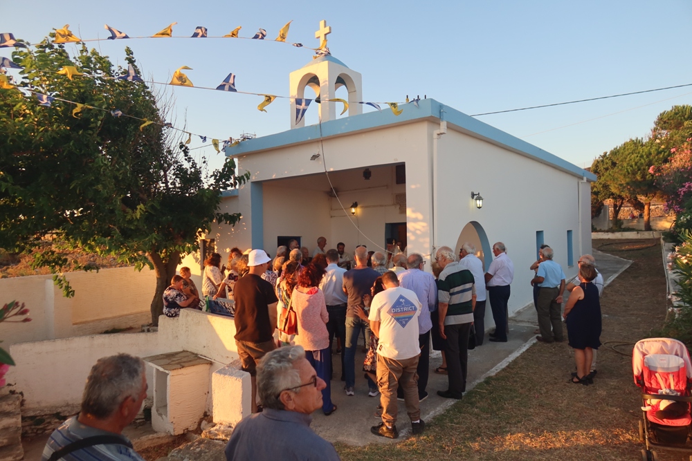 Αρχιερατικός Εσπερινός στον Ιερό Ναό της Αγίας Μαρίνας Μυρμηγκιών Άνδρου