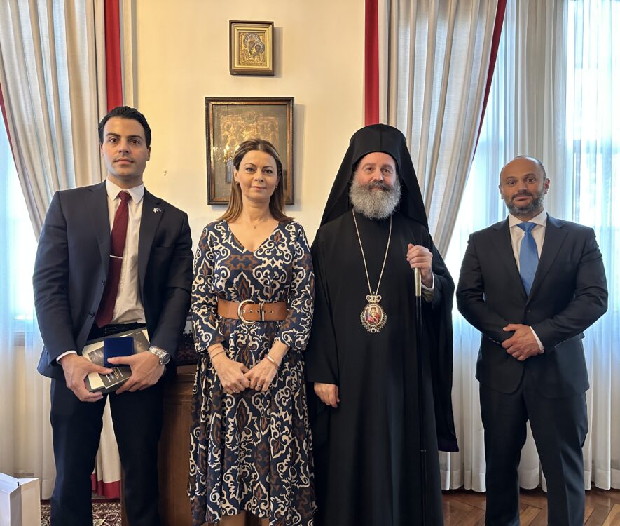 Επίσκεψη της Αναπληρώτριας Κυβερνητικής Εκπροσώπου της Κύπρου στον Αρχιεπίσκοπο Αυστραλίας