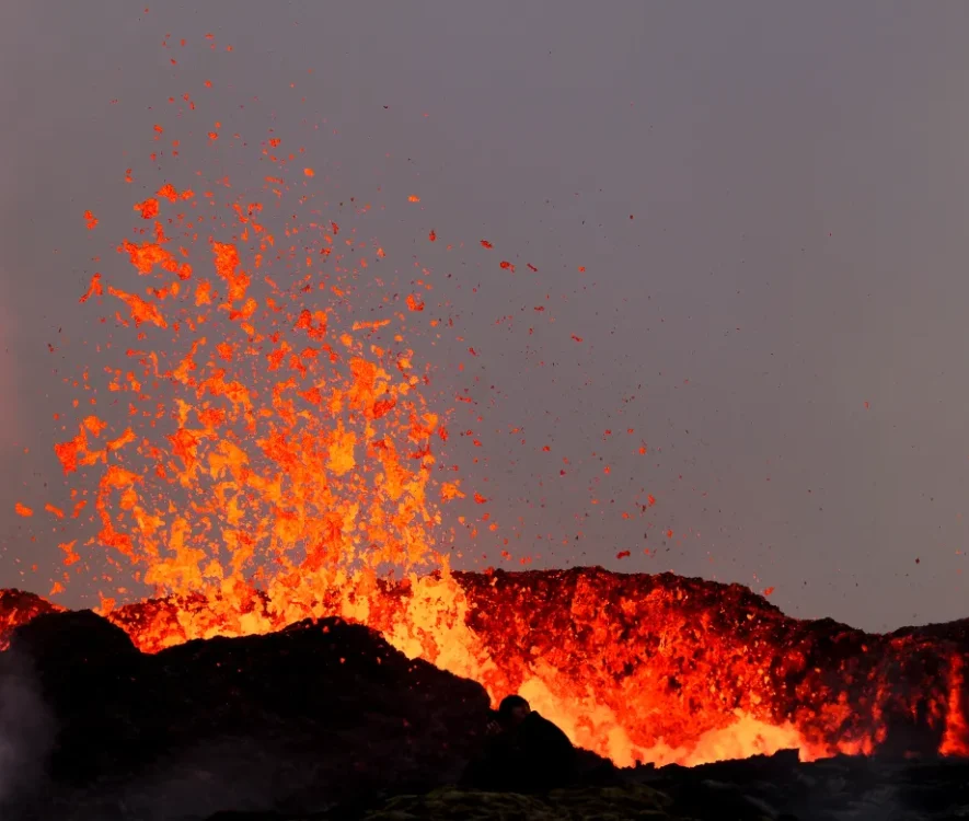Ηφαίστειο εκρήγνυται κοντά στην πρωτεύουσα της Ισλανδίας 3