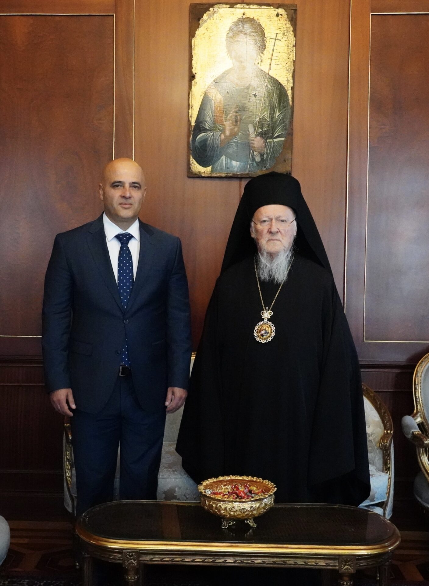 Ο Πρωθυπουργός της Δημοκρατίας της Βορείου Μακεδονίας στο Οικουμενικό Πατριαρχείο
