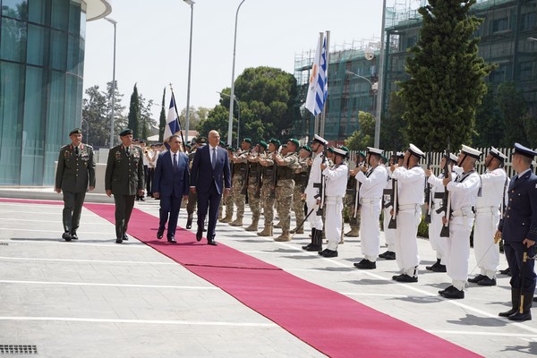 Στη Κύπρο ο Υπουργός Εθνικής Άμυνας της Ελλάδας - Οι συναντήσεις του Ν. Δένδια με τον ομόλογο του και τον ΠτΔ