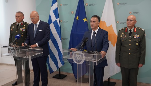 Στη Κύπρο ο Υπουργός Εθνικής Άμυνας της Ελλάδας - Οι συναντήσεις του Ν. Δένδια με τον ομόλογο του και τον ΠτΔ