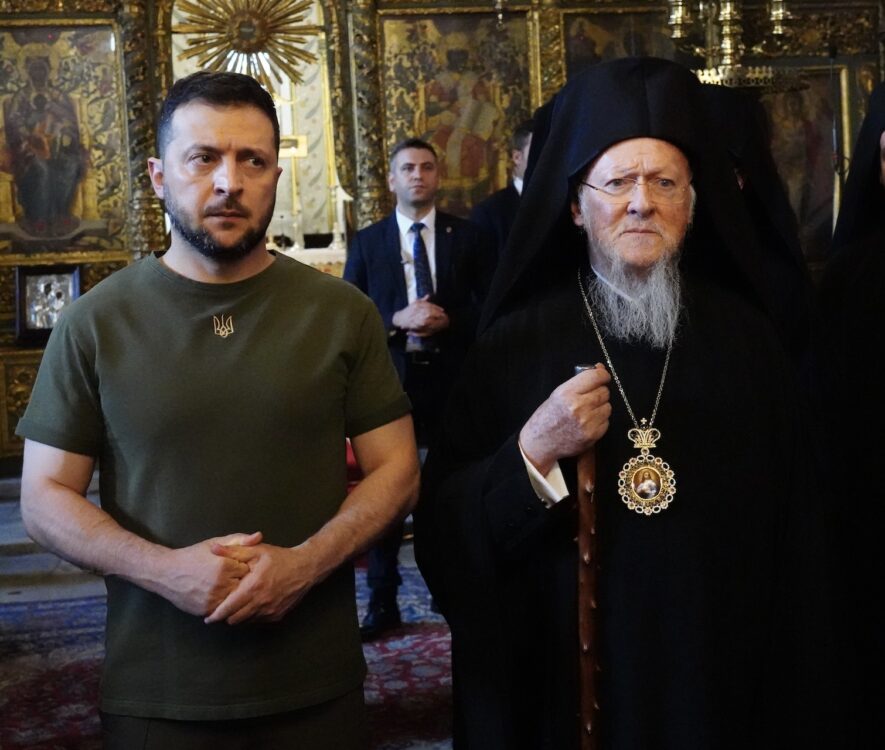 Την Οικουμενική Καθέδρα της Ορθοδοξίας, το Φανάρι επισκέφθηκε ο Πρόεδρος της Ουκρανίας Βολοντιμίρ Ζελένσκι