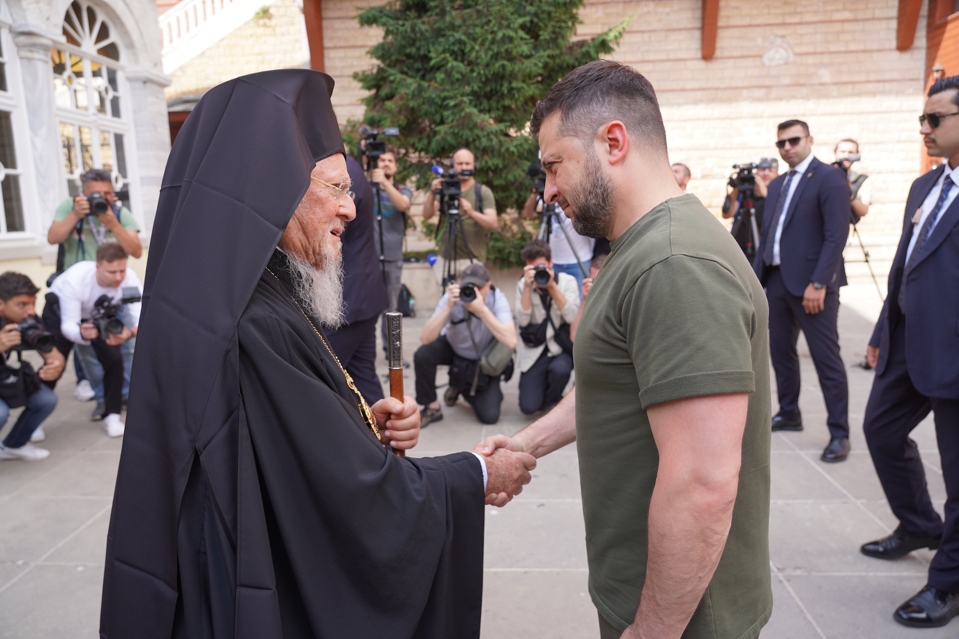 Την Οικουμενική Καθέδρα της Ορθοδοξίας, το Φανάρι επισκέφθηκε ο Πρόεδρος της Ουκρανίας Βολοντιμίρ Ζελένσκι 