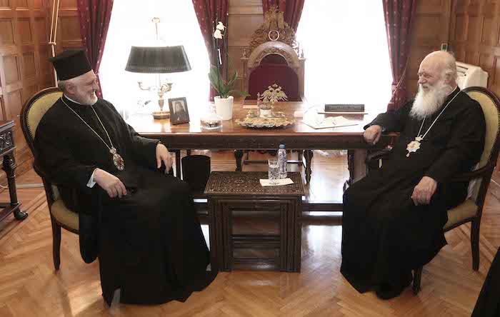 Τον Αρχιεπίσκοπο Αθηνών επισκέφθηκε ο Αρχιεπίσκοπος Ελπιδοφόρος και Υπουργοί της Κυβέρνησης 