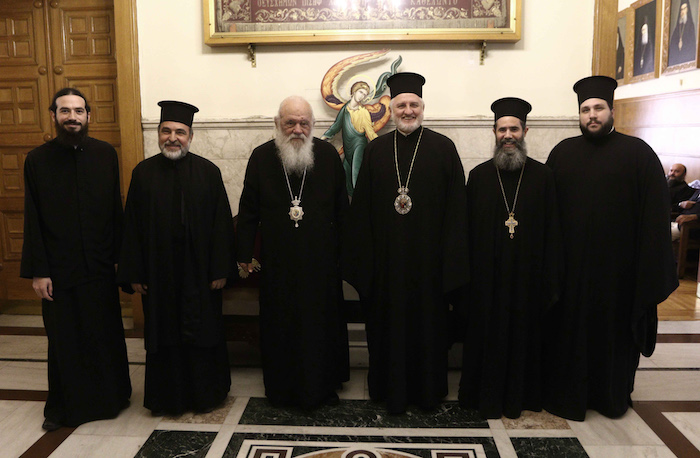 Τον Αρχιεπίσκοπο Αθηνών επισκέφθηκε ο Αρχιεπίσκοπος Ελπιδοφόρος και Υπουργοί της Κυβέρνησης