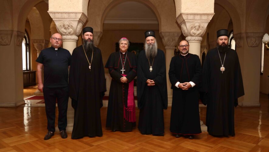 Τον αντιπρόεδρο της Ιταλικής Επισκοπικής Διάσκεψης δέχθηκε ο Πατριάρχης Σερβίας Πορφύριος