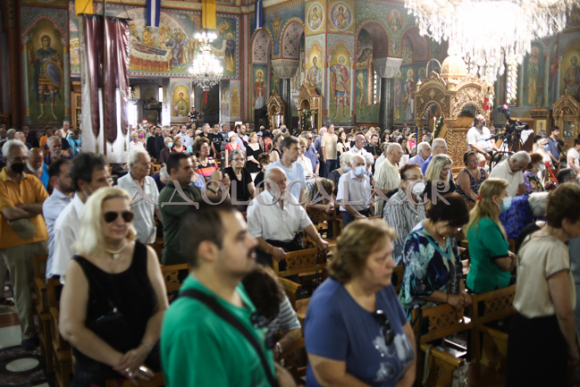 Αθήνα: Ο εορτασμός του Αγίου Μεγαλομάρτυρος Παντελεήμονος στον πανηγυρίζοντα Ιερό Ναό της οδού Αχαρνών 
