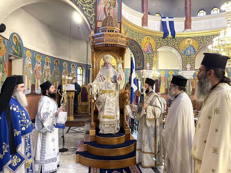 Η Εορτή της Μεταμορφώσεως Του Κυρίου στην Ιερά Μητρόπολη Πειραιώς