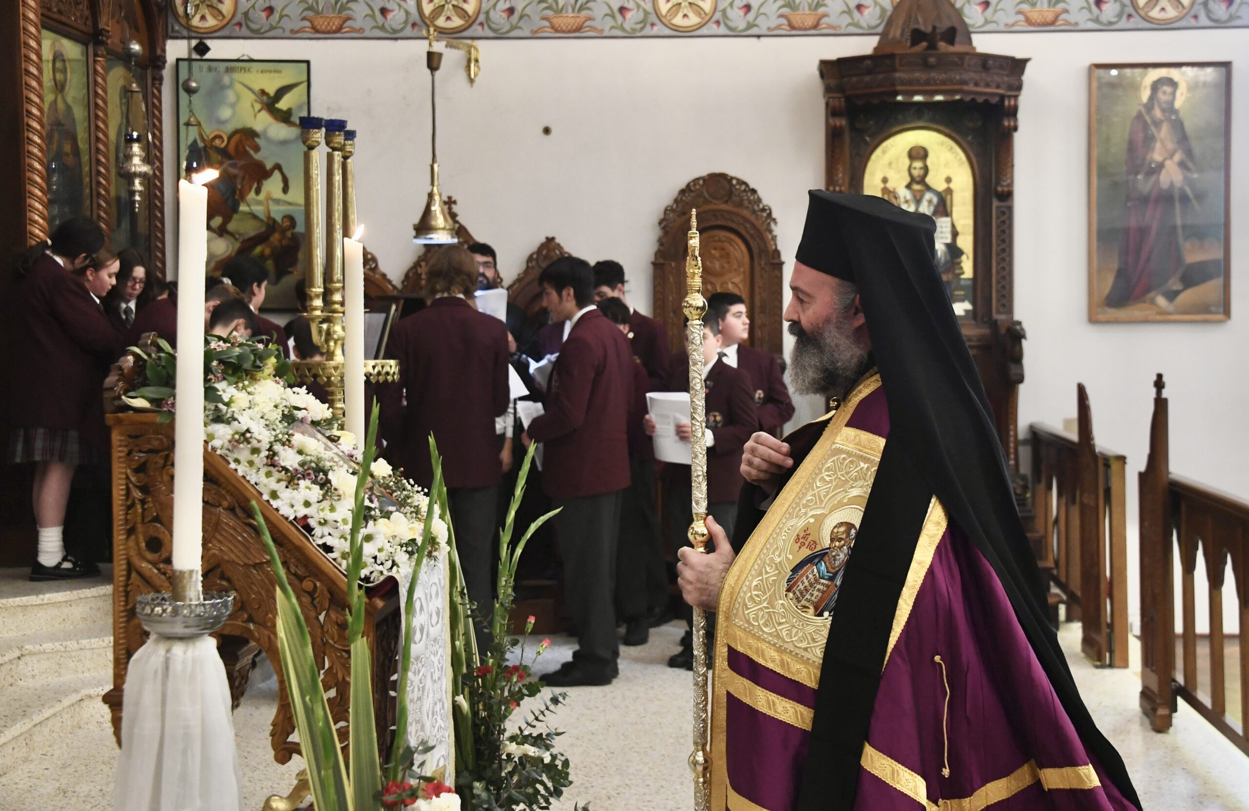 Αυστραλίας Μακάριος προς μαθητές «Εμπνευστείτε από τη ζωή της Θεοτόκου»