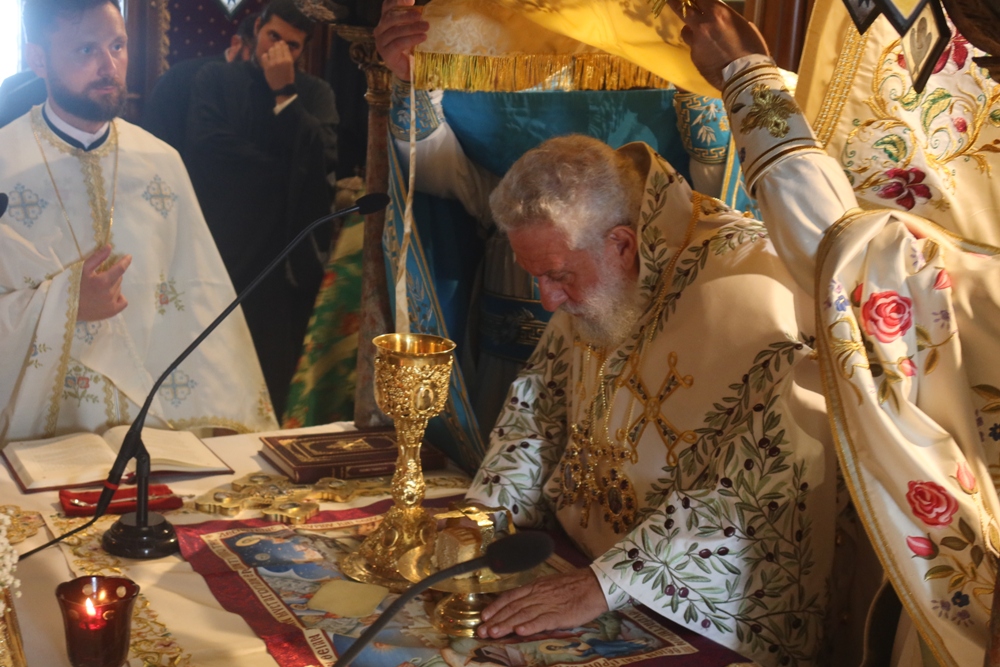 Η Απόδοση της Κοιμήσεως της Θεοτόκου και χειροτονία Διακόνου π. Φιλαρέτου Αδαμίδου στην Άνω Μερά Μυκόνου