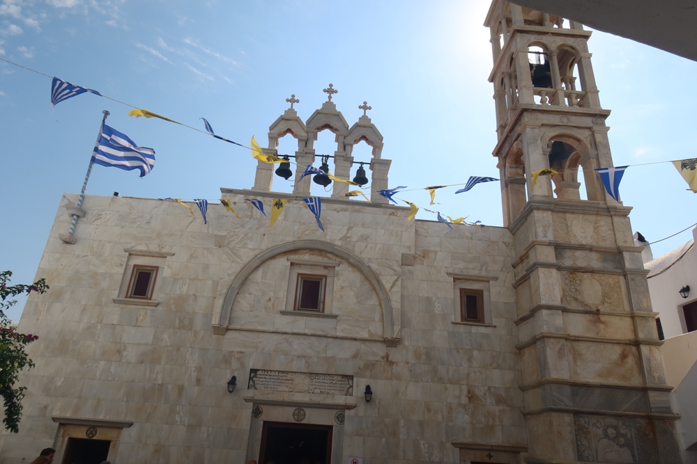 Η Απόδοση της Κοιμήσεως της Θεοτόκου και χειροτονία Διακόνου π. Φιλαρέτου Αδαμίδου στην Άνω Μερά Μυκόνου