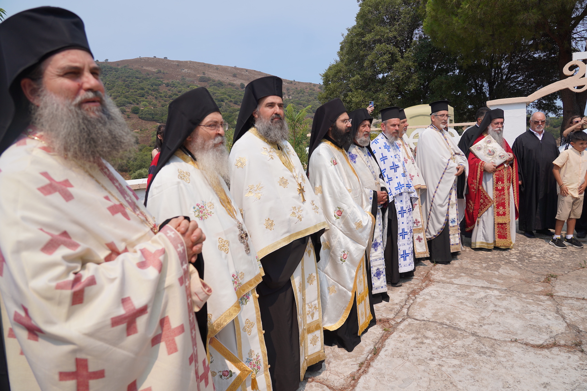 Η Απόδοση της εορτής της Κοιμήσεως της Θεοτόκου στο χωριό του Οικουμενικού Πατριάρχη