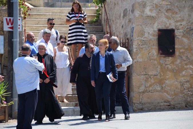 Η Επικεφαλής για Ανθρωπιστικά Θέματα Αγνοουμένων και Εγκλωβισμένων στα μαρωνίτικα κατεχόμενα χωριά