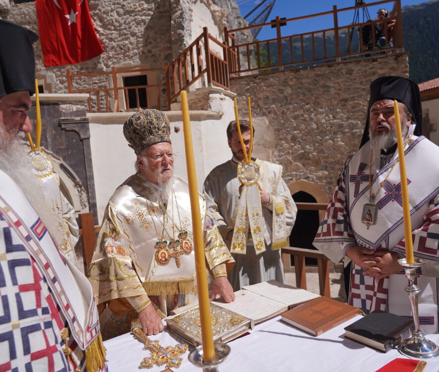 Ο Οικουμενικός Πατριάρχης στην ιστορική Μονή της Παναγίας Σουμελά του Πόντου