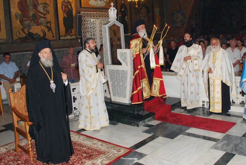 Πολυαρχιερατικός πανηγυρικός εσπερινός για τον Πολιούχο του Παλαιού Φαλήρου, Άγιο Αλέξανδρο 