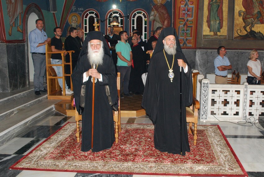 Πολυαρχιερατικός πανηγυρικός εσπερινός για τον Πολιούχο του Παλαιού Φαλήρου, Άγιο Αλέξανδρο 