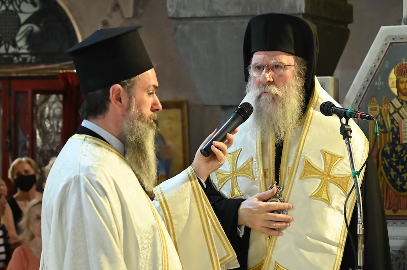 Προεξάρχοντος του Αρχιεπισκόπου Αθηνών ο πανηγυρικός εσπερινός της Μεταμορφώσεως Του Σωτήρος στο Μοσχάτο